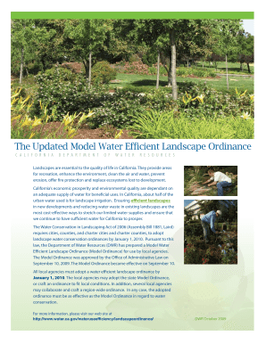 Sign survey template - The Updated Model Water Efficient Landscape bb - City of Turlock