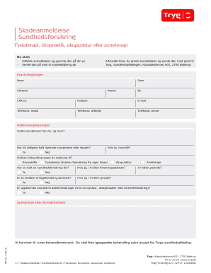 Health Insurance Claim Form