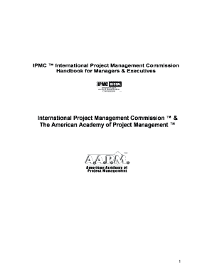 Fillable Online certifiedprojectmanager IPMC International Project ...