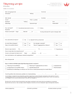Work Injury Report Form