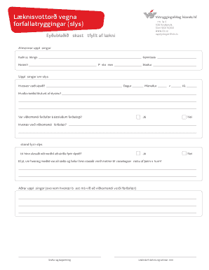 Medical Certificate for Travel Insurance