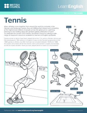 Tennis Educational Resource