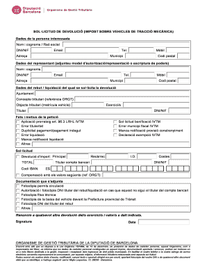 Vehicle Tax Refund Request