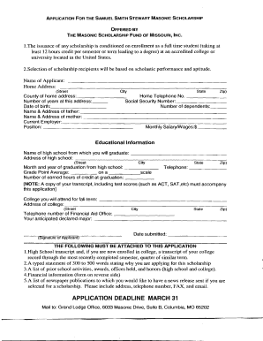 Grade point average of3