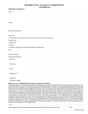 Residential Tenancy Agreement