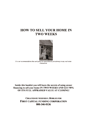How to Sell Your Home in Two Weeks