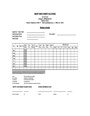 NERANG Timesheet Template - Monday to Sunday header removed for PDFxls