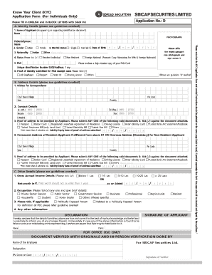 Trading Account Opening Form