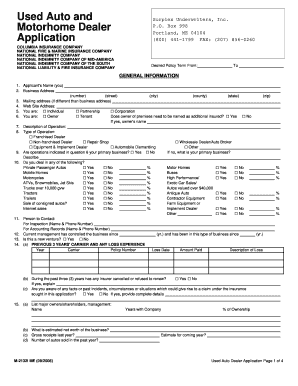 Used Auto Dealer Application