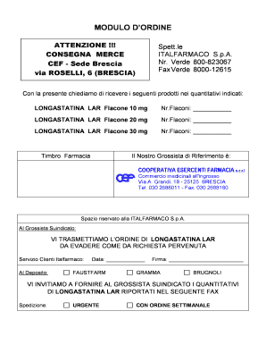 Modulo Ordine Longastatina - Sede Brescia.doc - cef-farma