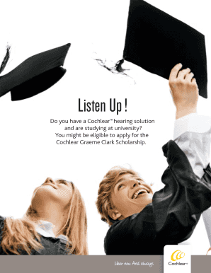 Application Form - Cochlear - scic org