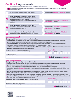 Education Maintenance Allowance Application Form