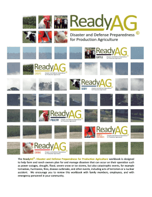 ReadyAG Disaster Preparedness Workbook