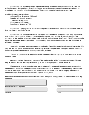 Informed Consent for PowerPro Six Month Braces