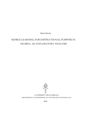 MOBILE LEARNING FOR INSTRUCTIONAL PURPOSE IN NIGERIA bb