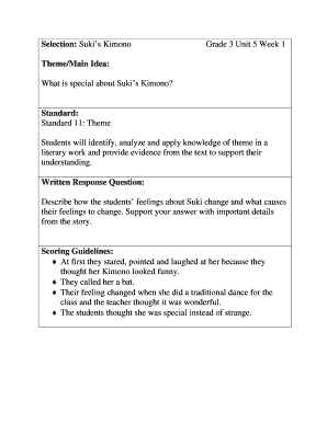 Grade 3 Unit 5 Open Response Questionspdf - Literacy Malden Wiki