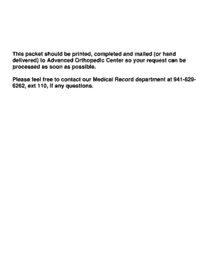 Medical Records Request Form