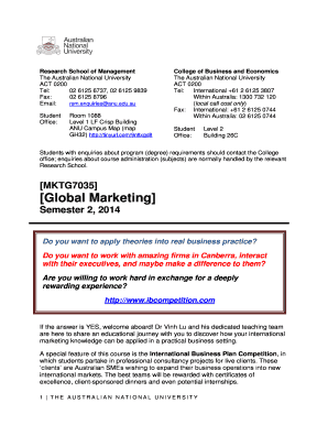 Preliminary Briefing Note - rsm anu edu