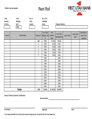 Commercial Lease Summary