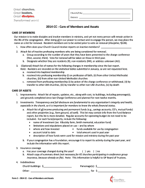 2014 CC - Care of Members and Assets