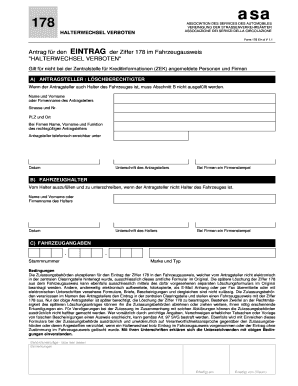 Form 178 Ein d V 1.1