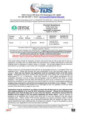 Russia Visa Application Form