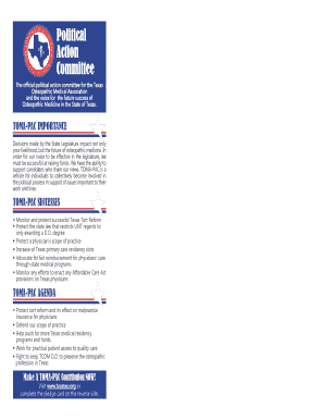 TOMA-PAC Contribution Form