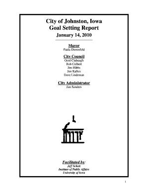 Goal Setting Report