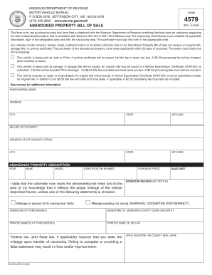 Form 4579 - Missouri Department of Revenue - MOgov