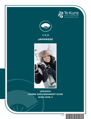 NCEA Level 3 Japanese Course Guide