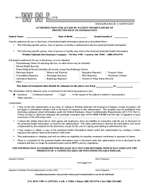 HIPAA Authorization Form