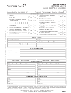 Suncorp Mortgage Lending Application