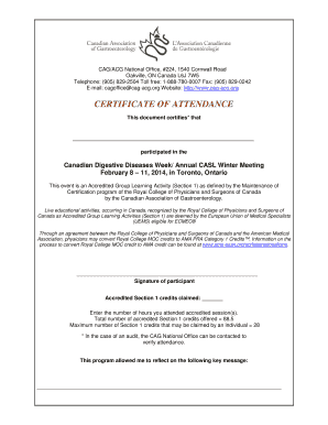 2014 - Canadian Association of Gastroenterology