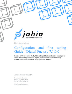 Configuration and fine tuning Guide - Digital Factory 7100 - Jahia