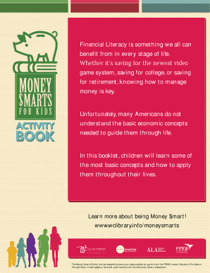 Money Smarts Financial Literacy Booklet