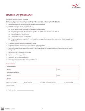 Icelandbank Loan Application Form