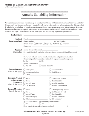 Flexible Purchase Payment Deferred Annuity Application