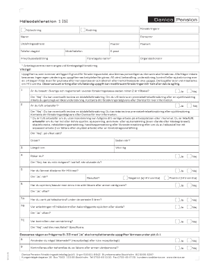 Danica Health Declaration Form