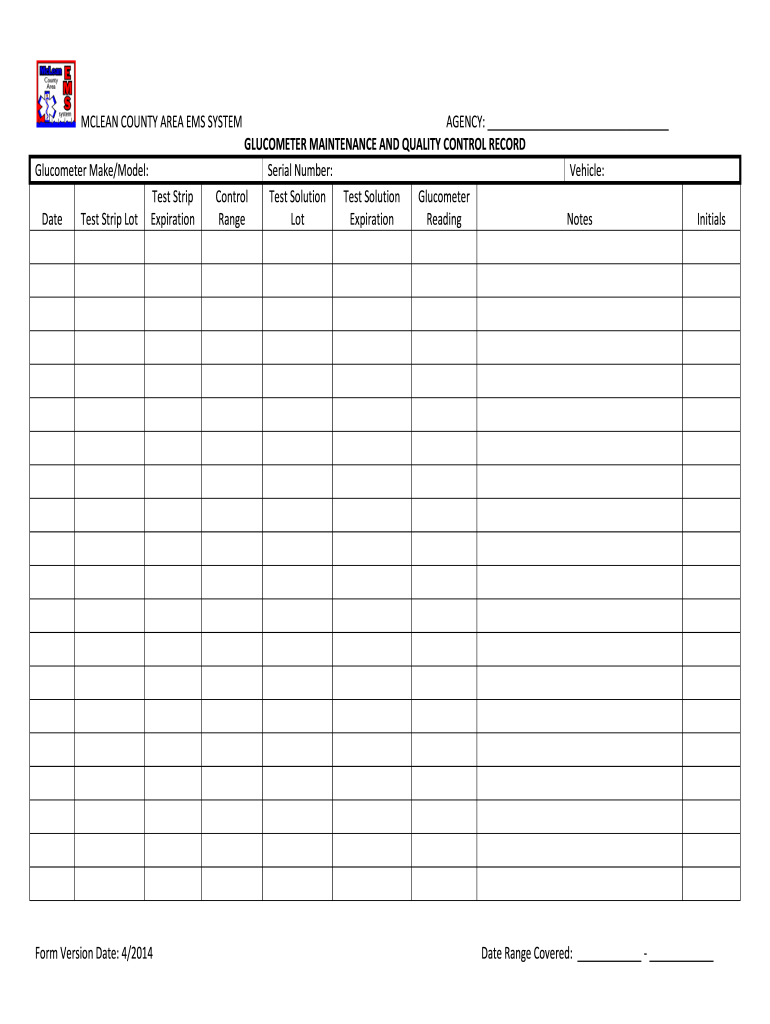 Strips And Control Log 2020 Fill and Sign Printable