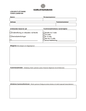 Medical Certificate for Travel Assistance