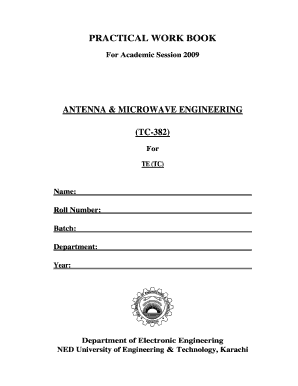 PRACTICAL NO 1 - NED University