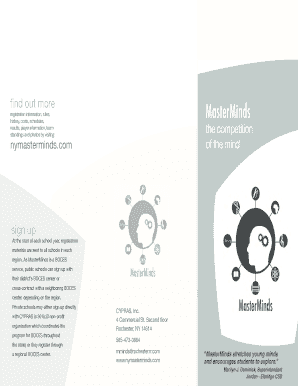 Fillable Online MasterMinds Fax Email Print - pdfFiller