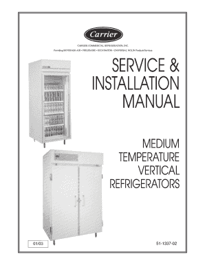 SERVICE INSTALLATION MANUAL - Heritage Parts - icemeister