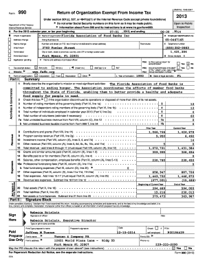 Form 990 Return of Organization Exempt From Income Tax