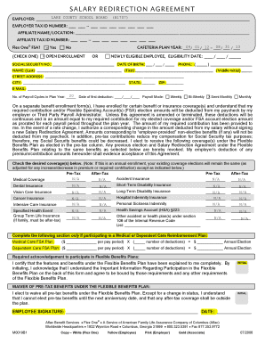 Salary Redirection Agreement