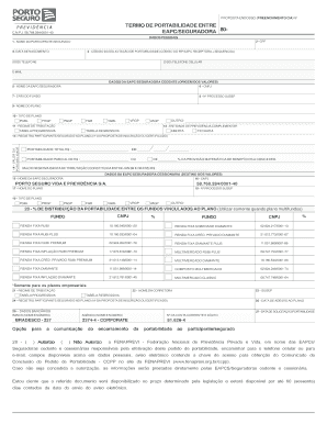 Termo de Portabilidade
