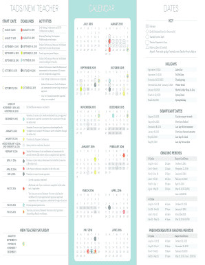 2015 New Teacher Resource Calendar - HISD Professional - houstonisdpsd