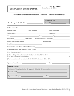 JECB-AR4 - bApplicationb for Nonresident Student Admission Interdi