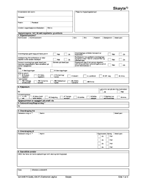 Norwegian Property Transfer Deed