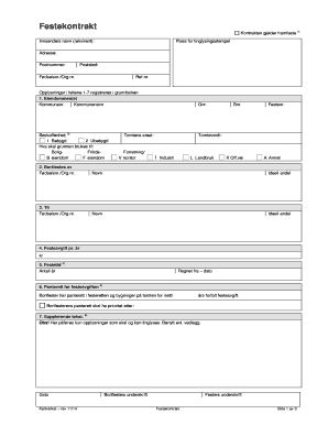 Norwegian Land Lease Agreement